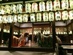 八坂神社・獅子舞練習