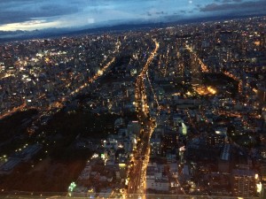 あべのハルカスからの夜景
