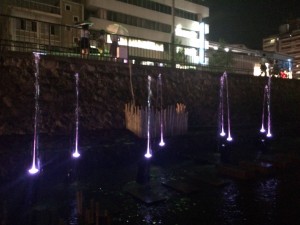 京の七夕　光の噴水